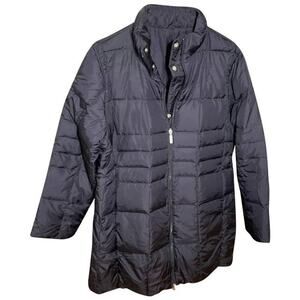 Lands' End Women's Down Puffer Winter Jacket Size L